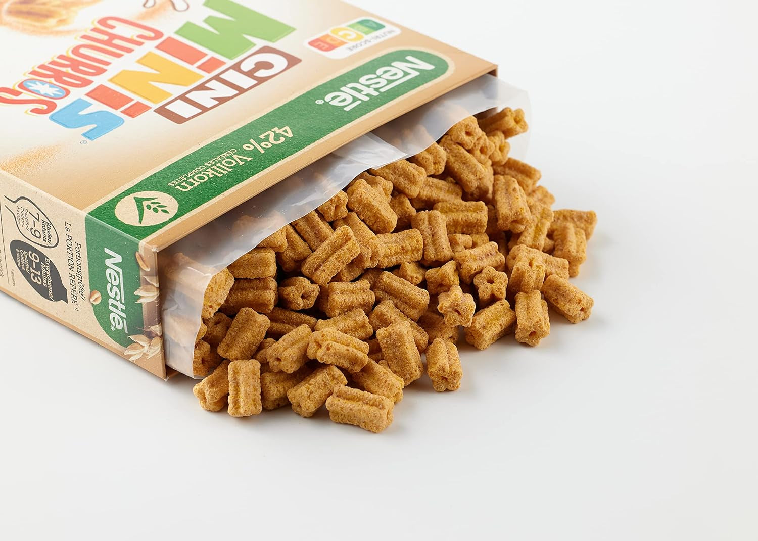 Churros ontbijtgranen met 42% volkoren inhoud, 3 stuks (1x360g)