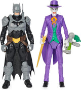 DC Batman Adventures Batman Vs the Joker actiefigurenset, 30 cm - 2 volledig beweegbare figuren met 12 versnellingen voor spannend rollenspel, speelgoed voor 4+ kinderen Actiefiguren Naty Shop