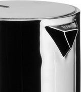 Alessi 9090/6 Espresso met 6 kopjes voor inductie, roestvrij staal, zilver, 15,5 x 13,5 x 27 cm