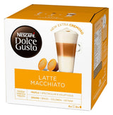 Latte Macchiato | 96 Kaffeekapsel & Latte Macchiato Karamel | 48 Kaffeekapsels | Arabica Robusta Mengsel | Feines Caramell Aroma en heerlijk zacht schuim