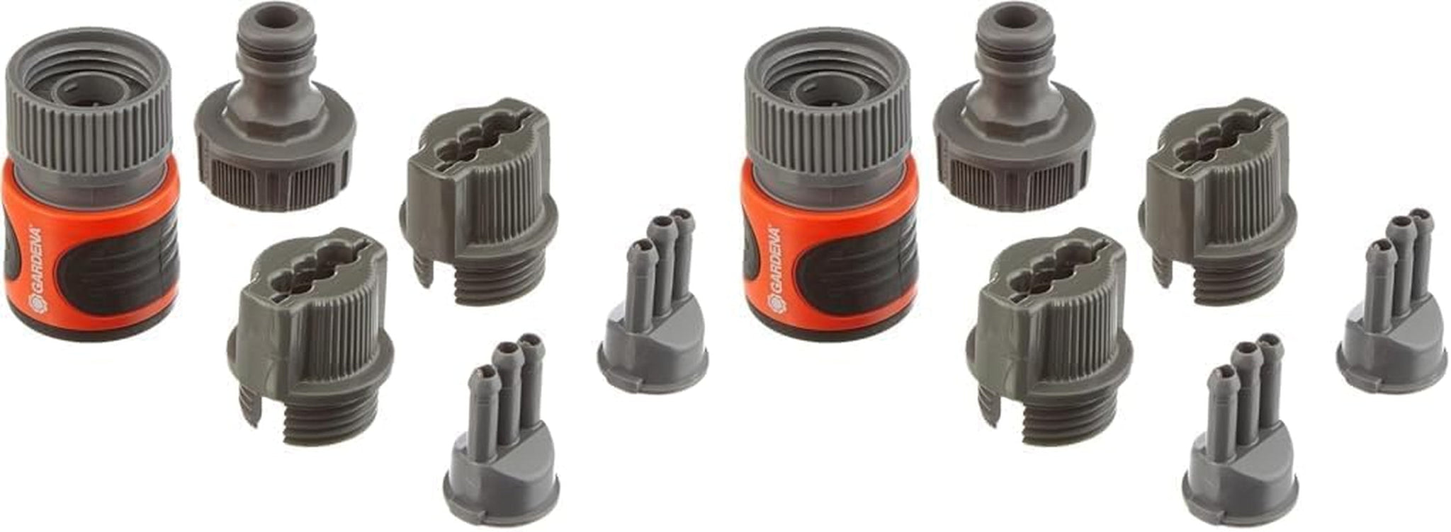 Gardena sproeislangaansluitset: aansluitfittingen voor begin en einde van de sproeislang, accessoires voor artikelen (995, 996, 997, 1998, 1999), originele Gardena systeemonderdelen (5316-20)