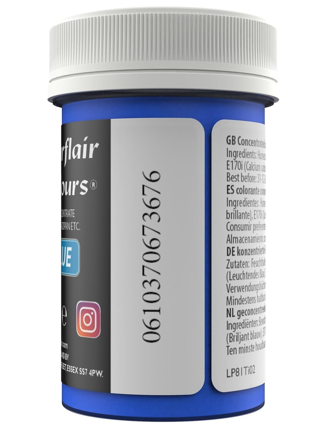 Kleurstof Sugarflair Paste Pastel Sky Blue, kleurstof voor pasta, voor fondant en marsepein, geconcentreerde kleuren Spectral - 25 g