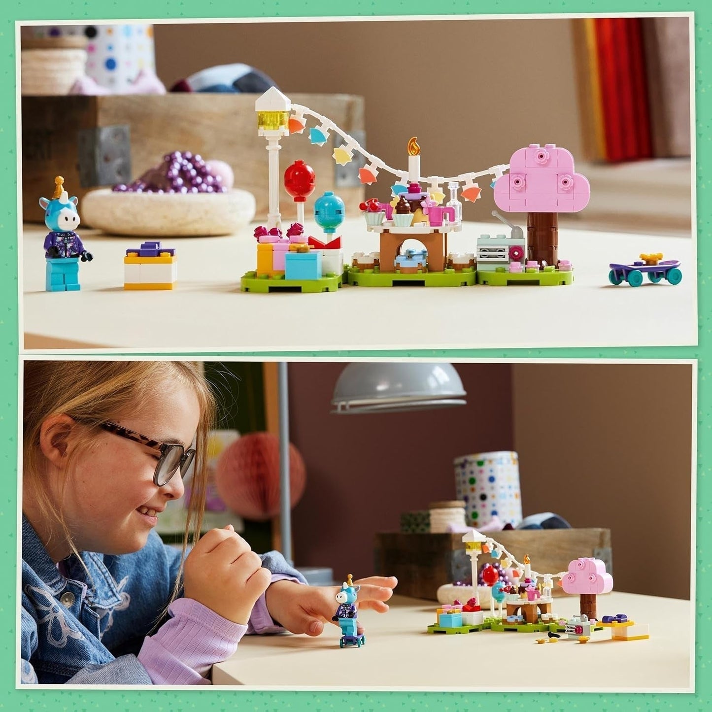 LEGO Animal Crossing Jimmy's verjaardagsfeestje Creatief speelgoed voor kinderen Videogame Paard Dierenset Cadeau voor meisjes en jongens vanaf 6 jaar 77046 Bouwsets