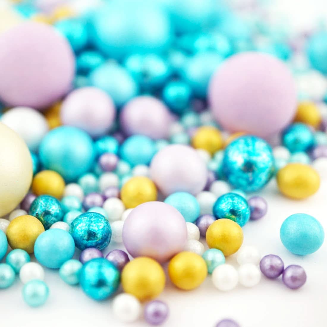 Super Streusel Zeebubbels, parels en suikerbolletjes, 190 gram Naty Shop