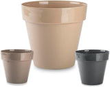 Kleine plastic pot - diameter 12 cm, licht en duurzaam, ideaal voor zaailingen, stekken en kamerplanten - willekeurige kleur, Aléatoire