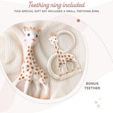 Sophie de Giraf - Babygeschenkdoos + Bijtring - 100% natuurlijk rubber - Babyactiviteitenset - Speelgoed voor vroeg leren