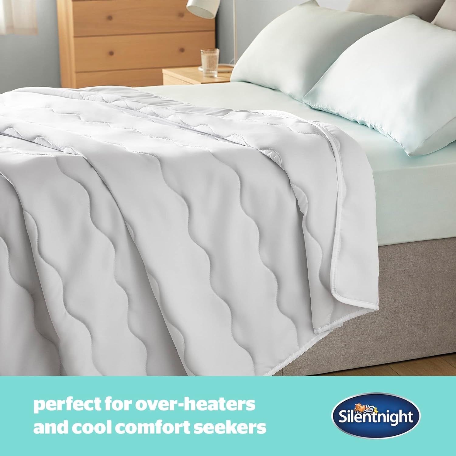 Silentnight Summer Breeze dekbed voor eenpersoonsbed 2,5 Tog Lichtgewicht zomerdekbed Ideaal voor warme nachten en warme slaapkamers Hypoallergeen en machinewasbaar eenpersoonsbed 200 x 135 cm Dekbedden en quilts Naty Shop