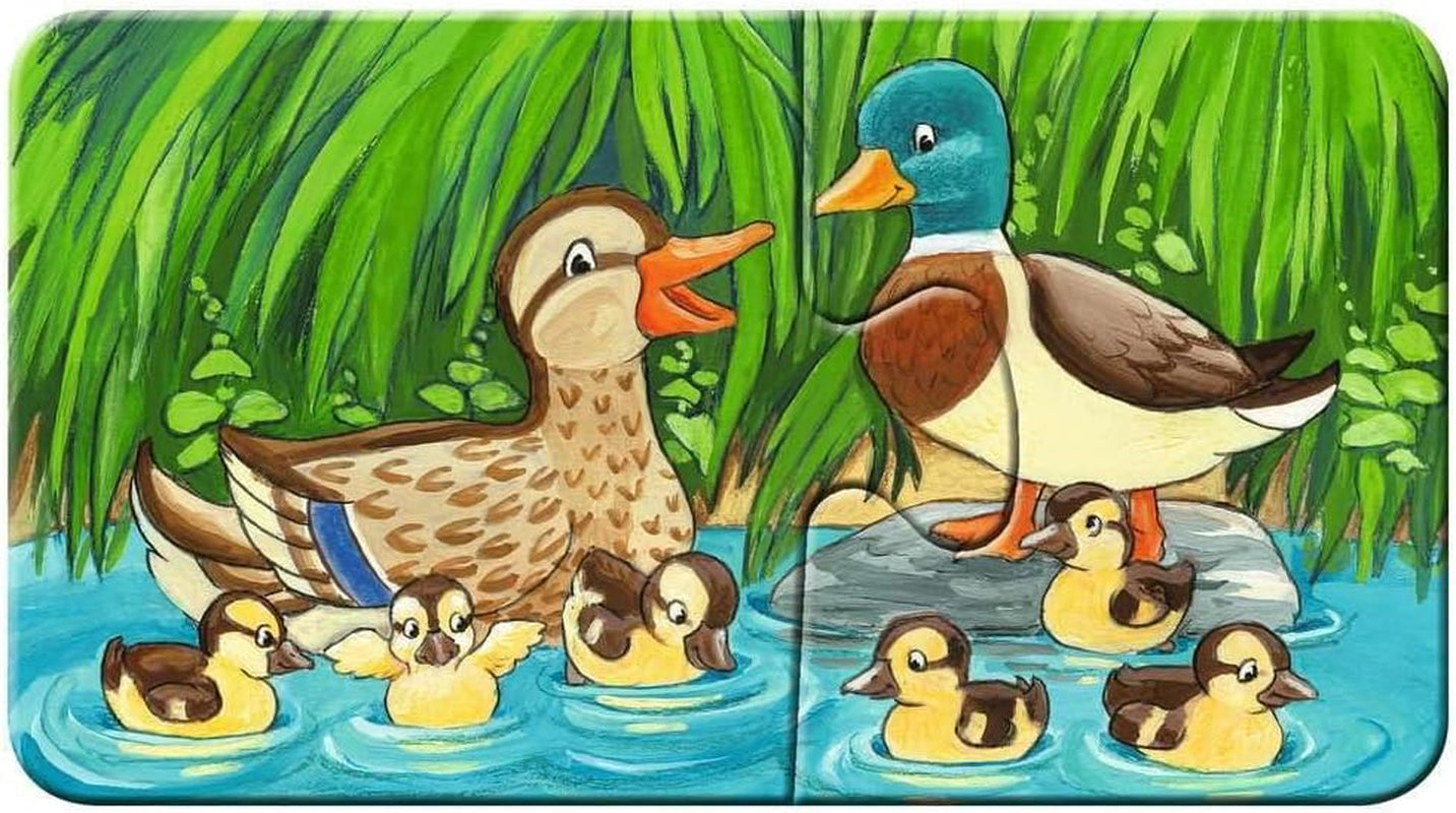 Ravensburger Puzzel voor kinderen - 05072 Families van boerderijdieren - Mijn eerste 9X2 puzzel - Puzzel voor kinderen van 2 jaar Naty Shop