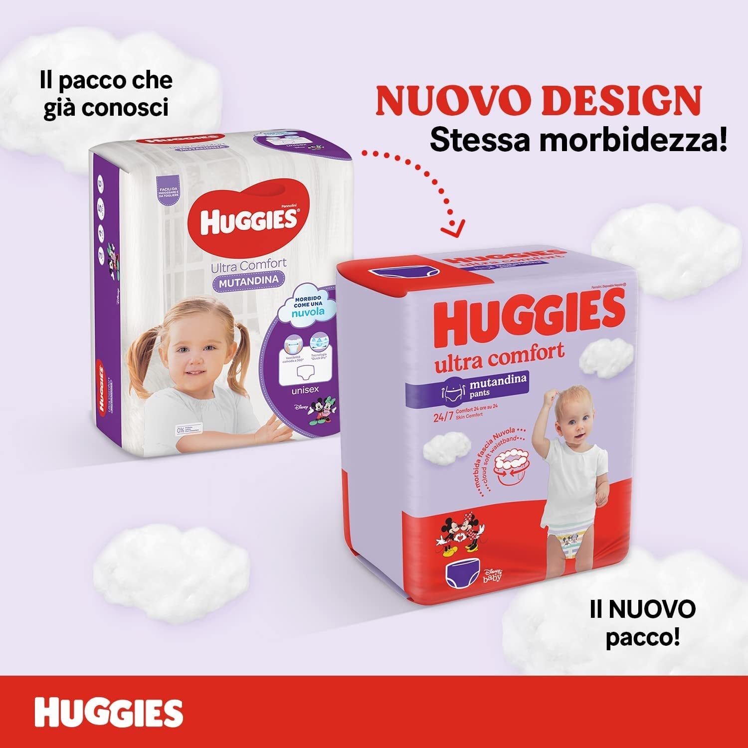 Huggies Ultra Comfort-luiers, maat 5 (12-17 kg), 56 stuks
