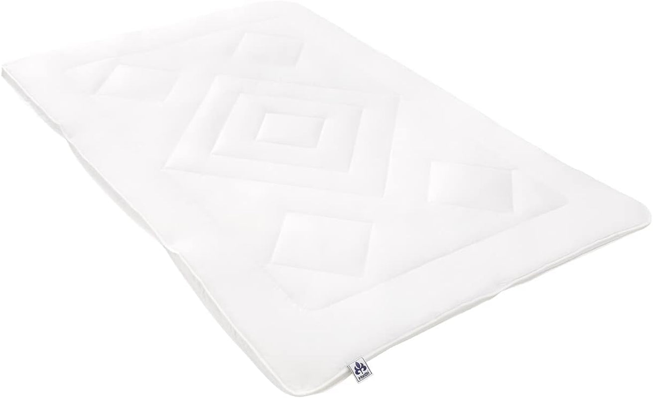 Irisette Noblesse dekbed voor alle seizoenen - Made in Germany - Dekbed met hoes van puur katoen, 135 X 200 Cm, Ã-ko-Tex gecertificeerd Dekbedden en dekbedden Naty Shop Single 155 cm X 200 cm 4 seizoenen