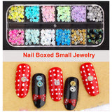 8 Boxen Nail Art Strass Kit - Nail Art Gemischt Strass Set, Nagel Kunst Strasssteine ​​Gems Perlen Edelsteine ​​Bunt Pferdeaugen Strass voor Nageldesign Zubehör Met 1 Pinzetten en 1 Strass Picker voor DIY