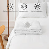 Zomerdekbed 155X220 Licht zomerdekbed 90 GSM dekbedden 155X220Cm dekbed Dun dekbed Bruikbaar zonder hoes Koeldekbed Soft Cosy White Dekbedden en quilts Naty Shop