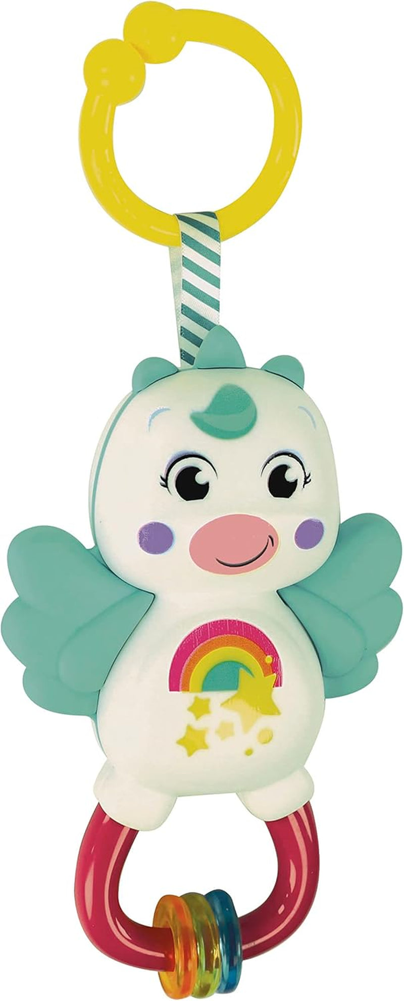Clementoni 17778 - Rammelaar Kleine Eenhoorn - Sonaglio Neonato Con Massaggiagengive, Giocattolo Bambini 3 Mesi, Rafforza Le Capacità Motorie E Sensoriali - Made in Italy Jucarii Bebe Naty Shop Standaard titel