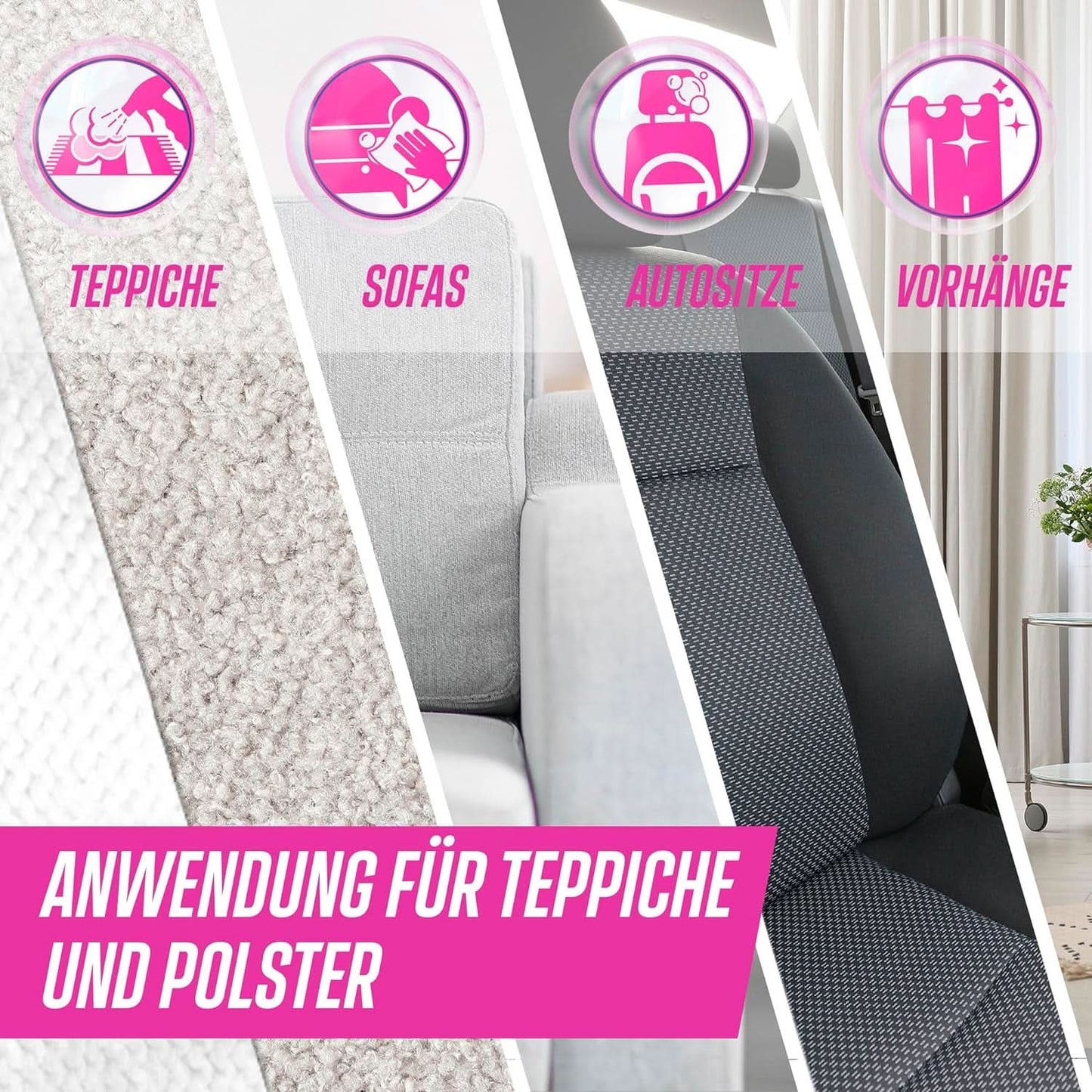 Vanish Oxi Action Multi - Textielvlekverwijderaar Spray - 660 ml - Textielwasmiddel voor tapijten en bekleding - tegen vuil en urinegeur Naty Shop
