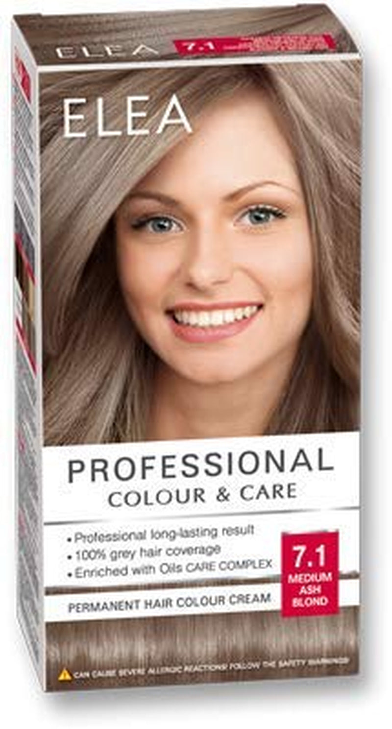 PROFESSIONELE PERMANENTE HAARKLEURINGSCRÈME 7.1 MEDIUM GRIJS BLONDE MET OLIEVERZORGINGSCOMPLEX Naty Shop Haarverf Ivoorkleur 1 Stuk (Pak van 1)