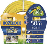 HOZELOCK Slang - Ultramax 12,5 mm x 30 m, tot 70% gerecycled PVC, robuust, weerbestendig, torsiebestendig, buig- en pletbestendig, grijs