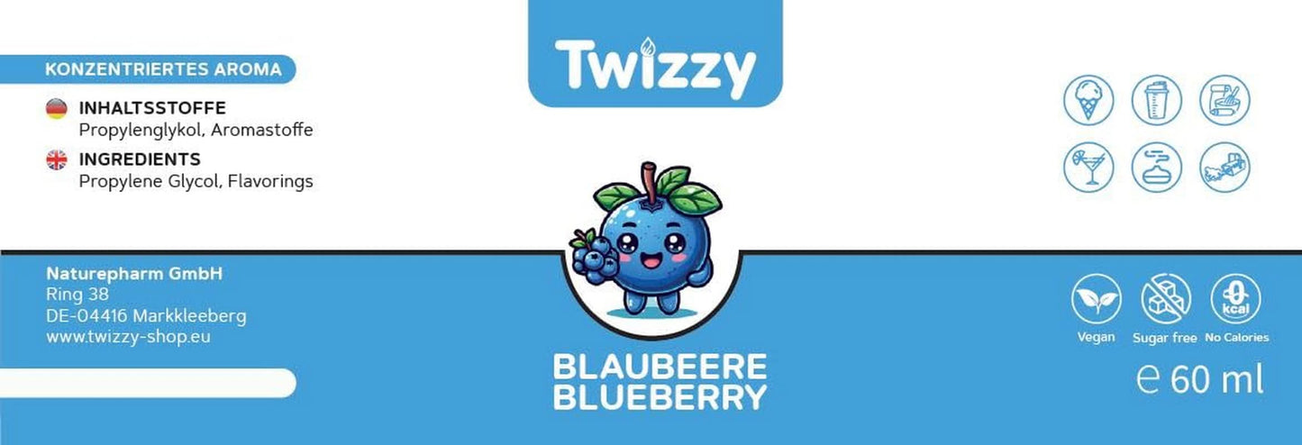 Twizzy Cranberry, Voedselaroma -60 ml - Intens aroma - Ideaal voor het bakken van Aroma's Naty Shop
