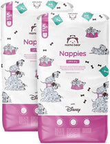 Mama Bear Disney Ultra Dry Luiers Maat 4 (8-14kg), Wit, 84 Stuks (1 Pak) Naty Shop Maat 5+ (11-17kg) Maandpakket