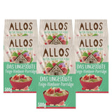 Allos Ongezoete vijgen- en frambozenpap, Set 6 x 500 gram Granen Naty Shop Frambozenpap met vijgen