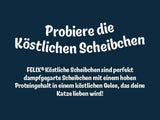Felix Delicious Nat gesneden kattenvoer in gelei, verschillende smaken uit water, verpakking van 6 (6 x 10 zakjes van elk 80 g)