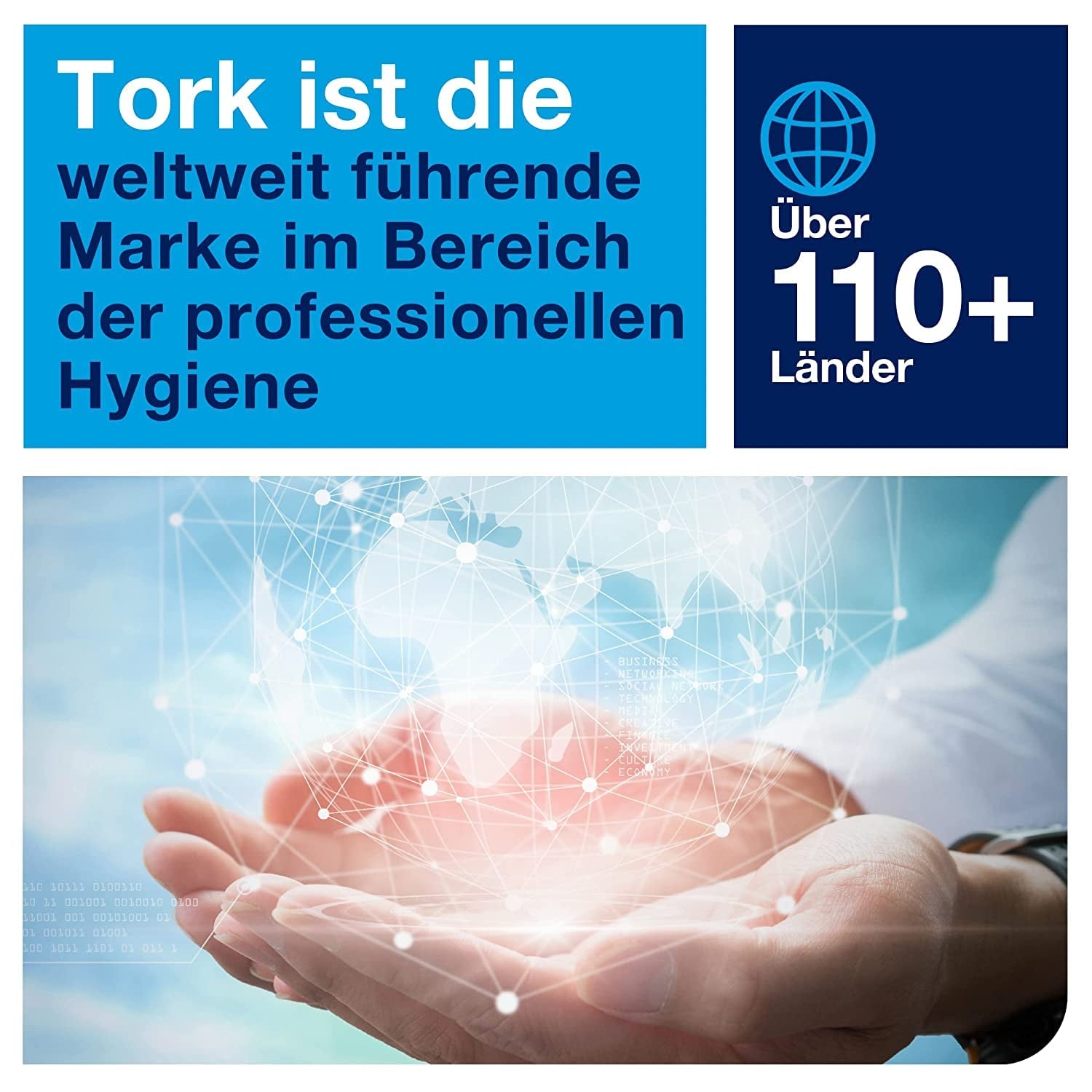 Toiletpapier Tork Jumbo Wit T1, Advanced, 2 lagen, 6 × 380 M, 472118