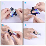 100 stuks gelnagelsjablonen, kunstnagelaccessoires, zelfklevende nagelsjablonen voor nail art, gelnagels, kunstmatige nagelverlengingen