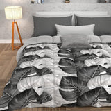 PETTI Artigiani Italiani - Winterquilt, Winterquilt, Eenvoudige quilt, Dubbelzijdig, Monocolor en digitaal printen, 100% hypoallergene microvezel, Made in Italy