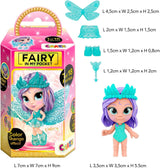Fee van waanzin in mijn zak | Feepop met vleugels, verzamelfeeënspeeltje met speciale effecten zoals glitter, glow in the dark en kleurverandering