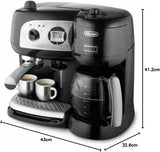 De'Longhi BCO264.1 Espresso- en koffiemachine in één, met pomp, zwart, 38 x 24 x 35 cm