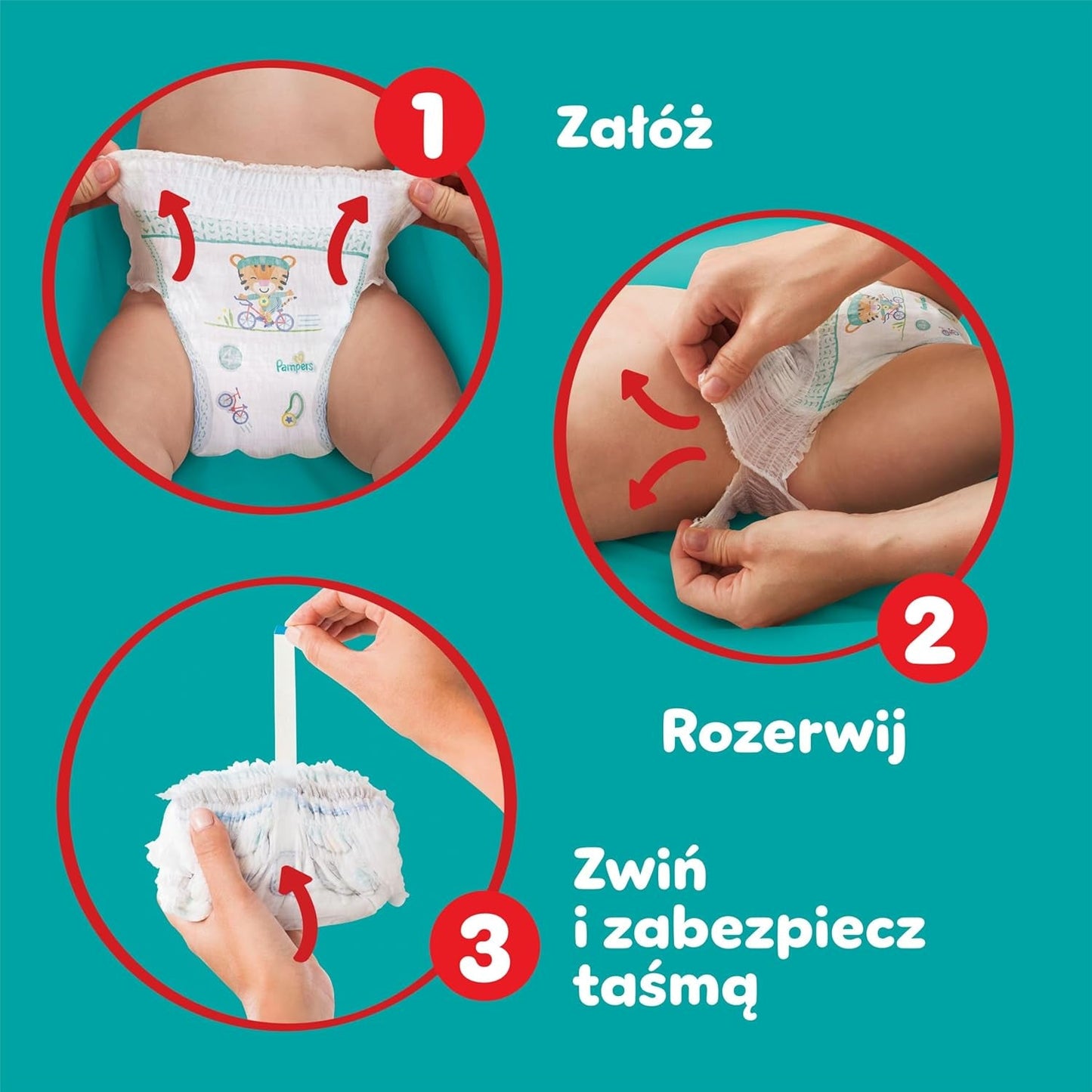 Pampers (oude versie), broeken jongens/meisjes 4 176 st.