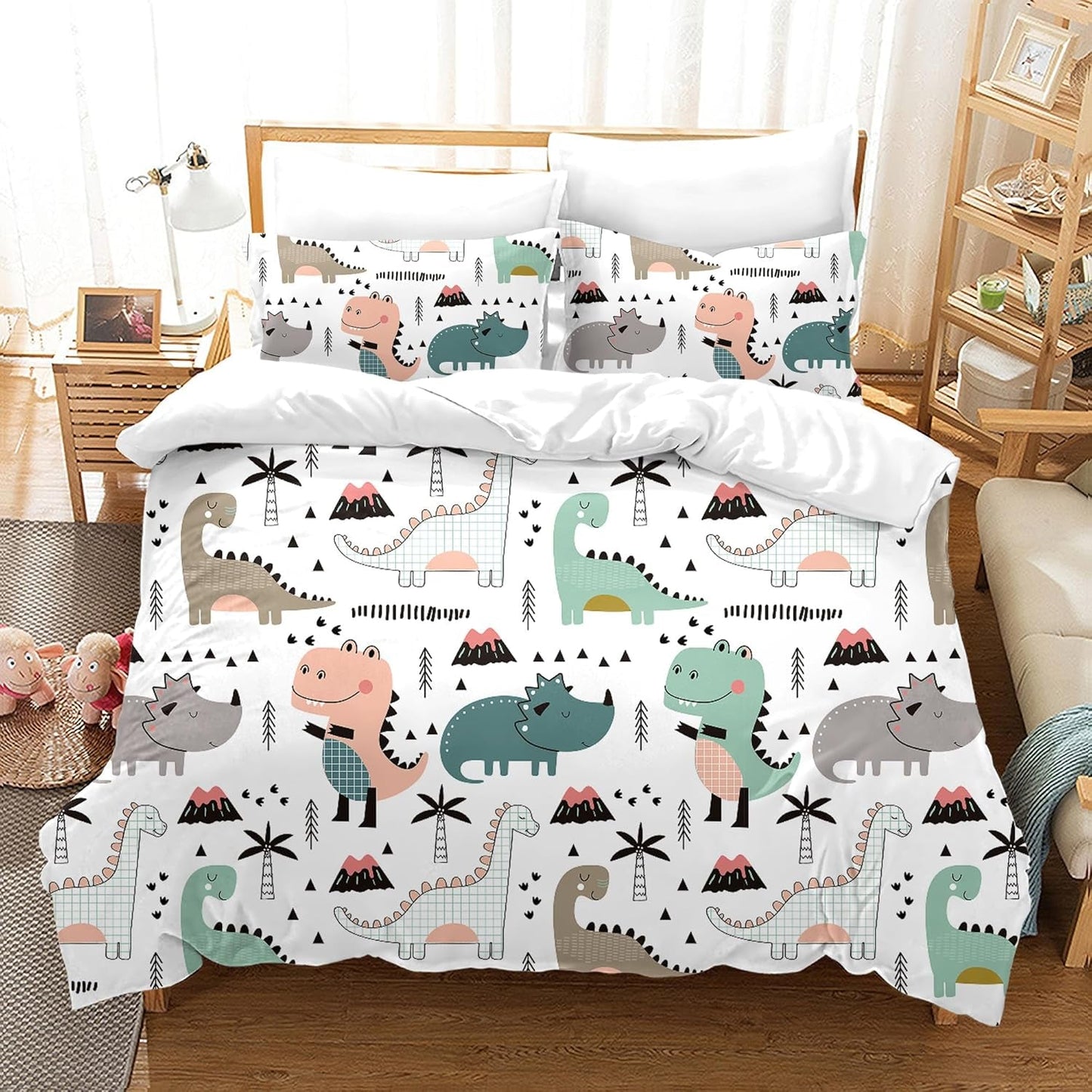 Beddengoed voor kinderen, Dinosaurus Beddengoed - kinderen Naty Shop