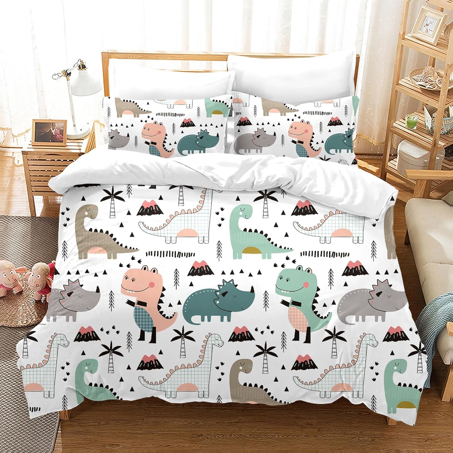 Beddengoed voor kinderen, Dinosaurus Beddengoed - kinderen Naty Shop