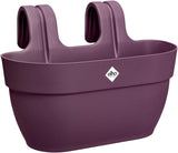 elho Vibia Campana Easy Hanger M 36 - Pot voor balkon en buiten - Ø 36,0 x H 26,5 cm - Zwart/Antraciet