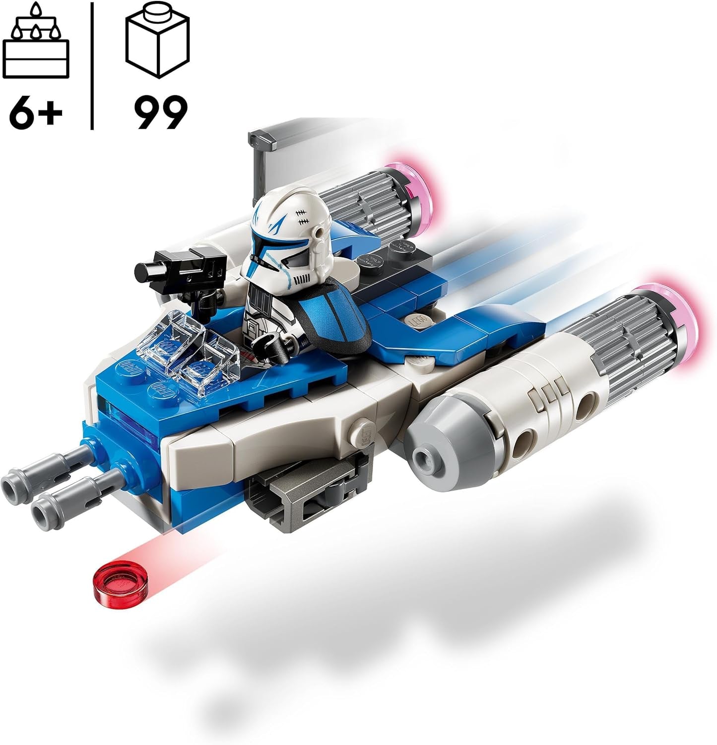 LEGO Star Wars Captain Rex Y-Wing Microfighter Bouwstenen Verzamelbaar ruimteschip Cadeau-idee voor jongens en meisjes vanaf 6 jaar 75391 Bouwsets Bekijk de LEGO-Store