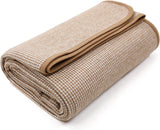 ACUSHLA 200,7X160 Cm, 1,7 Kg, Deken, Wollen Deken, Warme Reisdeken, Gebreide Deken, Decoratieve Dekens voor Bank, Stoel, Bank, Bed, Woonkamer, Camping, Geschikt voor Alle Seizoenen Ww203 Bedden en Dekens Beuche den ACUSHLA-Store Warm Geel 160 X 200 Cm