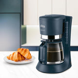 Ufesa CG7114 Capriccio filterkoffiezetapparaat, 6 kopjes, 600W, karaf 0,6L, antidruppelsysteem, automatische uitschakeling, blauw