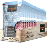 LEONARDO Verse Zakjes [16 x 85g nat kattenvoer, graanvrij] | Compleet natvoer in individuele zakjes
