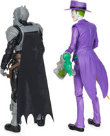 DC Batman Adventures Batman Vs the Joker actiefigurenset, 30 cm - 2 volledig beweegbare figuren met 12 versnellingen voor spannend rollenspel, speelgoed voor 4+ kinderen Actiefiguren Naty Shop