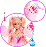 Mattel Barbie-popfee met speelgoedstaf en mode-accessoires, fantastisch thema met vleugels en kleurwisselende outfit, JCP76, [veelkleurig] Naty Shop-poppen