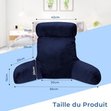 INFANZIA ergonomisch leeskussen met armleuningen, rugsteun, marineblauw