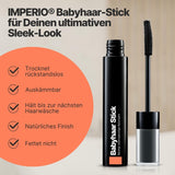IMPERIO Hair Finishing Stick voor babyhaar - Premium mascara voor babyhaar om fijn en gebroken haar te temmen - 12ml Transparante Haarverf Naty Shop