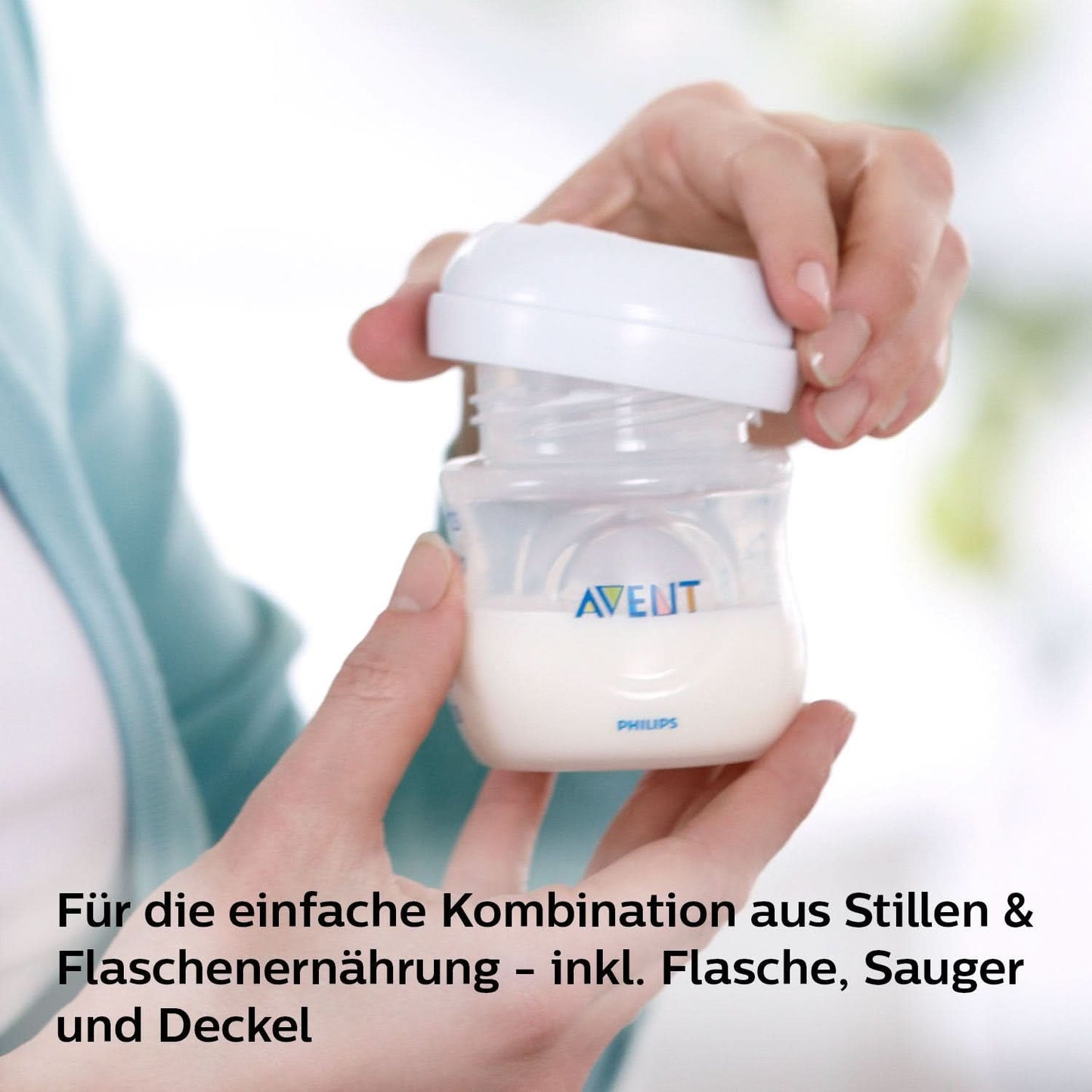 Dubbele elektrische borstkolf Philips Avent SCF334/02 Accessoires Voeding en borstvoeding Bebe Naty Shop