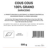 100% biologische boekweitcouscous, 500g, glutenvrij