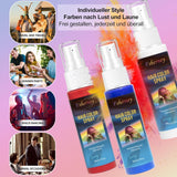 Haarlak Kleur - 30ml Tijdelijke Groene Haarkleur Spray, Natuurlijke Haarverf Tijdelijke Haarkleur Spray, Wasbare Haarverf voor Feest Cosplay Halloween (Groen) Naty Shop Haarverf