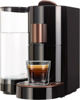 K-FEE TWINS II capsule-espressomachine voor koffie, thee en cacao | Espressomachine voor grote kopjes | Snelle verwarming | Watertank van 2,3 liter | 19 maten | Zwart-koper