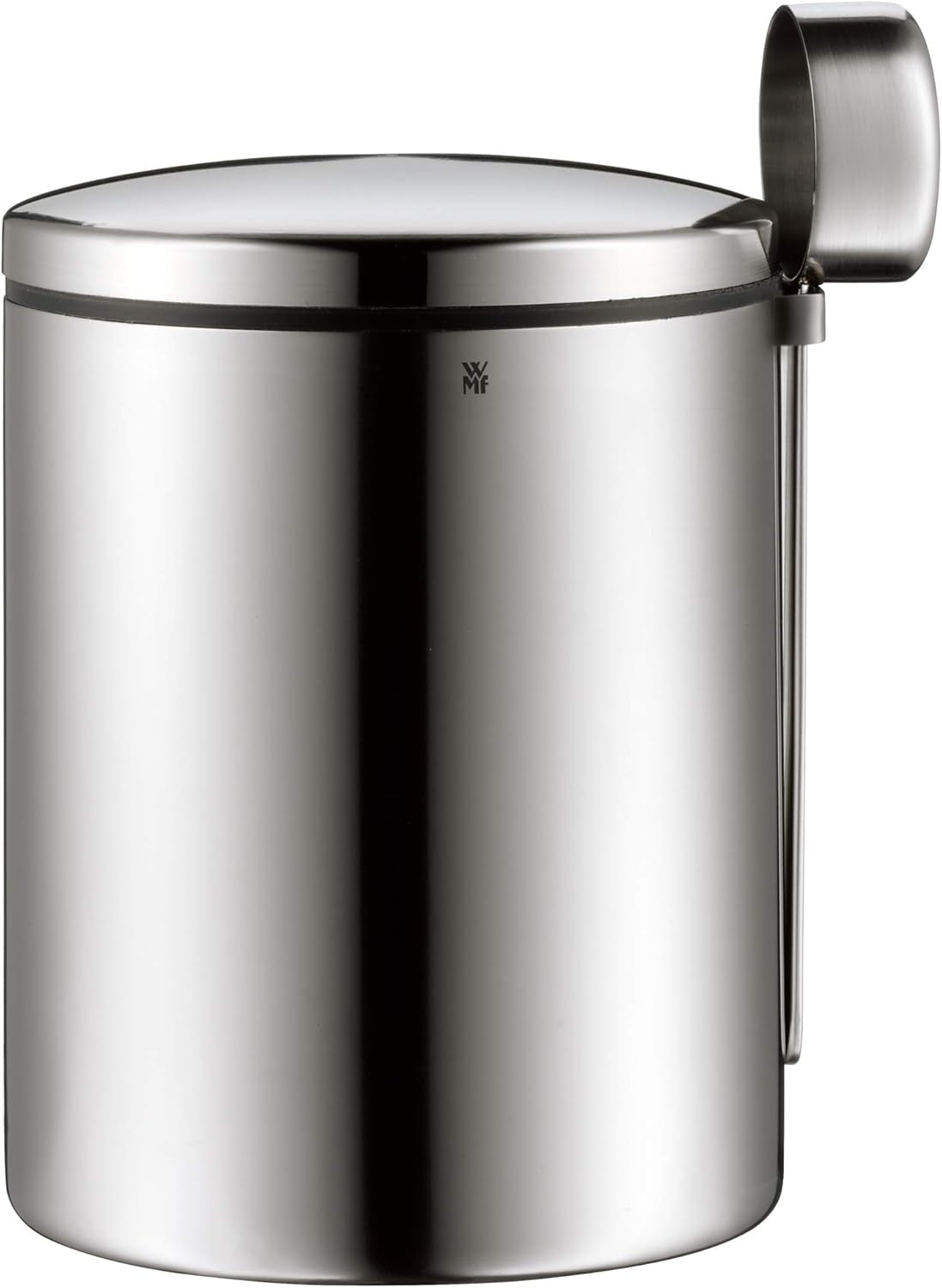 WMF Kult Cromargan koffielepel koffiedoos in roestvrij staal met matte afwerking 500g en 1 liter glazen voorraadpot Depot vaatwasmachinebestendig Voedselbewaardozen Naty Shop
