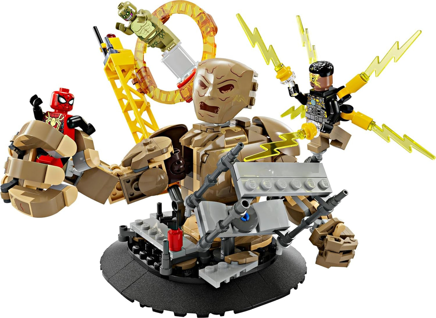 LEGO Marvel Spider-Man vs. Sandman: Showdown Superheldenspeelgoed met figuren, waaronder hagedis en elektro-rollenspel Bouwspeelgoed Cadeau voor actieliefhebbers jongens en meisjes 76280 Bouwsets Besuch in LEGO-Store