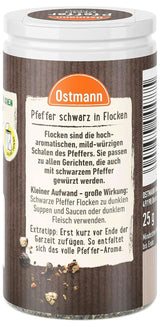 Ostmann - Zwarte pepervlokken, 25 gram Condimente Naty Shop
