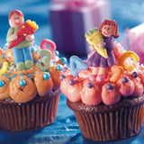 Günthart, 8 suikerfiguurtjes voor het begin van school en brieven, 115 gram Sprinkles Naty Shop