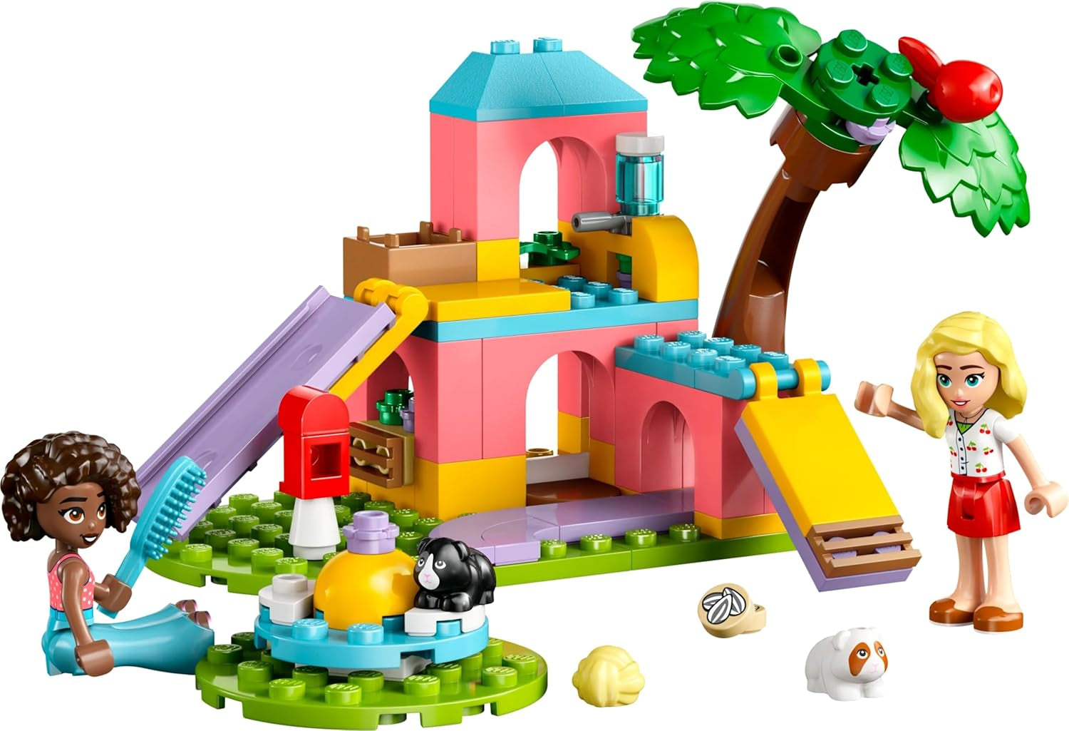 LEGO Friends Caviaspeeltuinbouw- en fantasiespelset met 2 minifiguren en 2 dierenspeelgoed voor meisjes 5+ dierenset 42640 Bouwsets Besuche in LEGO-Store
